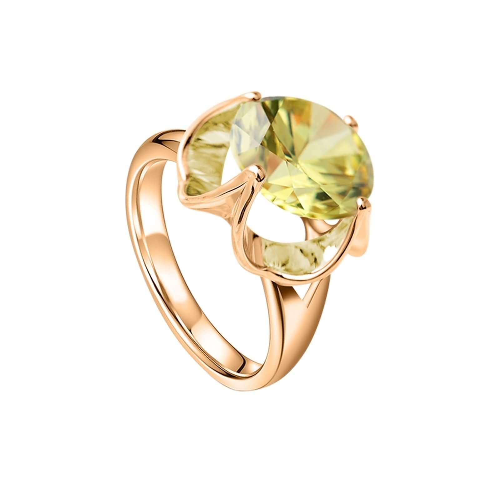 Beydodo Anillo Oro Blanco 9 14 18Kilates Matrimonio para Mujer con Redondo Solitario con Amatista, Anillo Promesa de Mujer Plata Púrpura