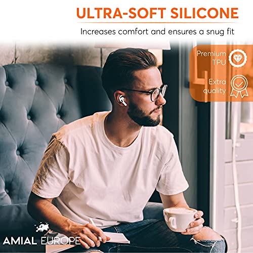 Amial Europe - Ear Hooks Oorkussens Koptelefoonstandaards Compatibel met AirPods Pro (6 Stuks) EarPods [Siliconen… - Afbeelding 6