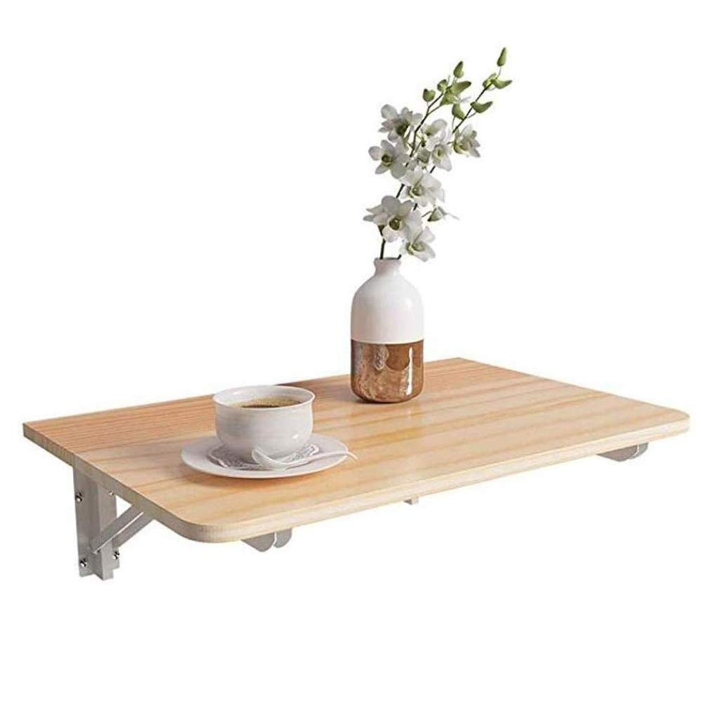 Bureau mural pliable avec étagère flottante et table de loisirs