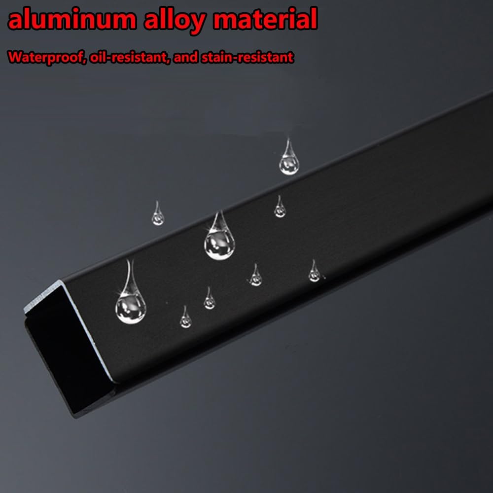 Aluminiowa listwa ochronna na narożniki ścienne, L, osłony formujące, metalowe, samoprzylepne krawędzie do mebli, drzwi, okna, listwy, matowa, srebrna, szer. 4 cm