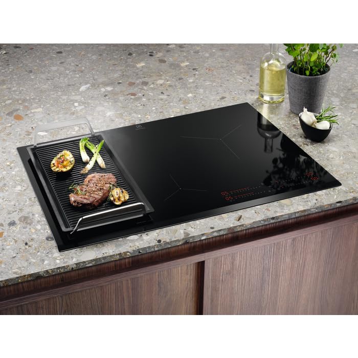 Electrolux Serie 700 EIS82453 Nero da Incasso 80 cm Piano Cottura a induzione 4 Fornello(i)