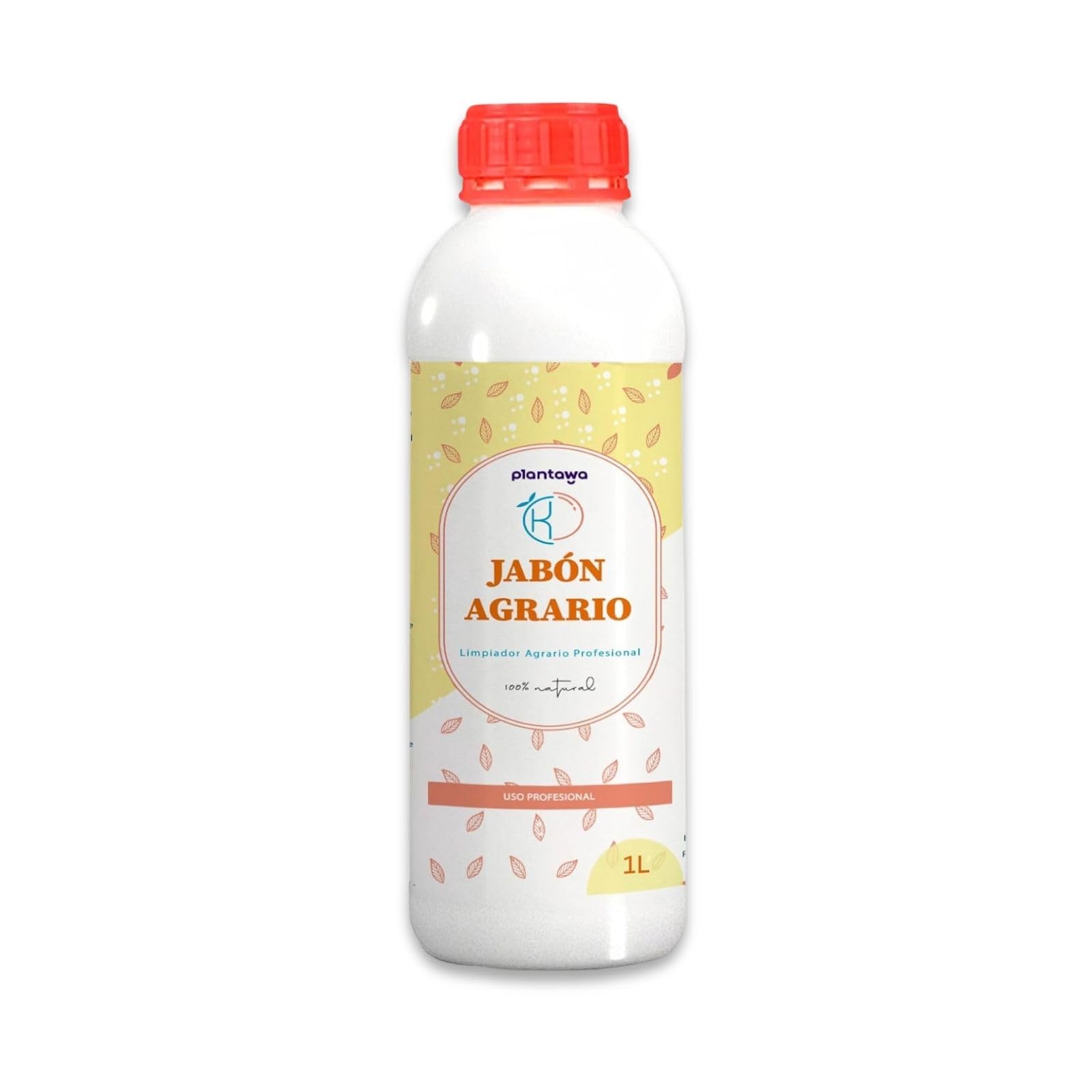 PLANTAWA Jabón Potásico 1L, Actúa por Contacto, Mejora Defensa de Las Plantas, 100% Natural, Pulgón, Mosca Blanca, Araña Roja, Cochinilla, Insectos.