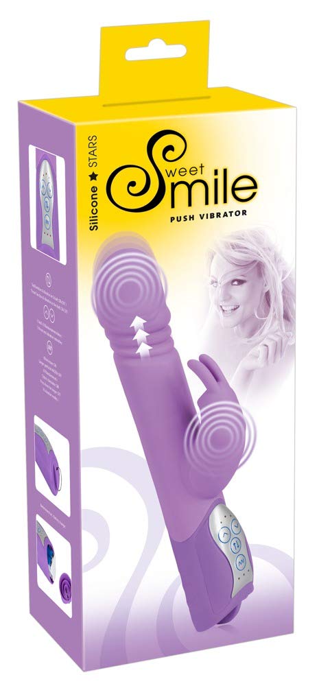 Sweet Smile Push Vibrator, Purple