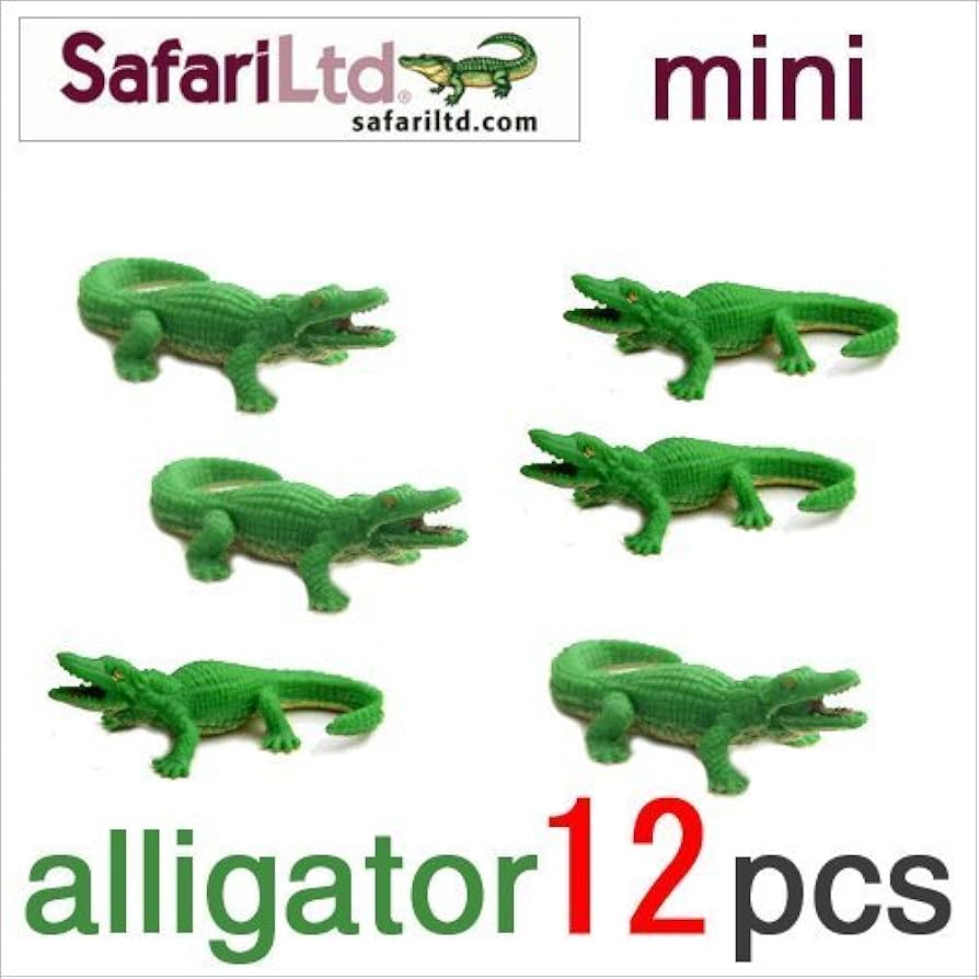 (未使用･未開封品)　サファリ社ミニフィギュア 345422 ウサギ 12個セット p1m72rm Amazon.co.jp: サファリ社ミニフィギュア 341122 アリゲーター