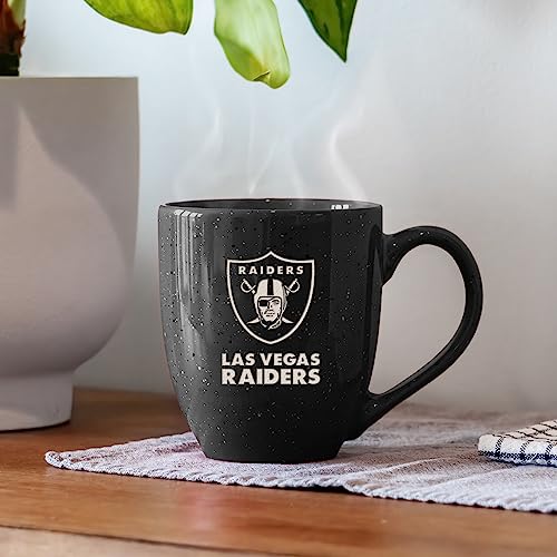 Image of Rico Industries NFL Football 16 oz Team Color Laser Engraved Speckled Ceramic Coffee Mug