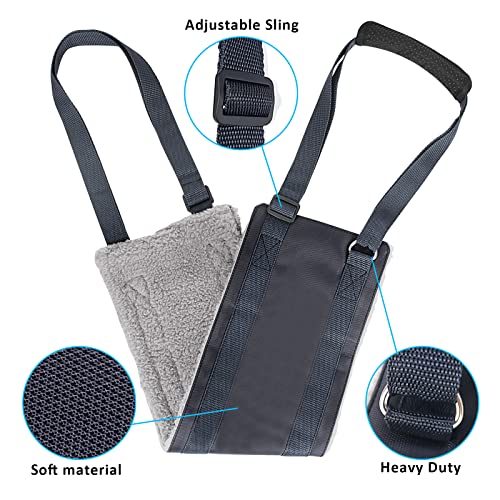 Dog Lift Harness, Dog Sling for Dogs Hind Leg Support – Dog Support Harness for Back Legs with Dog Bowl Pet Collapsible Bowls Dog Lift Harness, Dog Sling for Dogs Hind Leg Support – Dog Support Harness for Back Legs with Dog Bowl Pet Collapsible Bowls