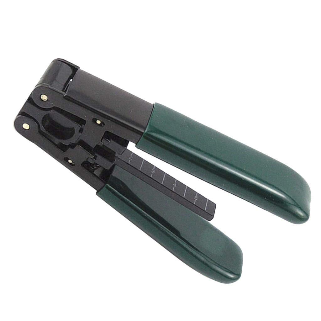 Fiber Optic Tool Wire Cable Stripper Stripping Pliers FTTH w/Scale