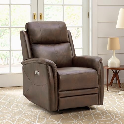 Sillón plegable piel sintética marrón miniatura 3