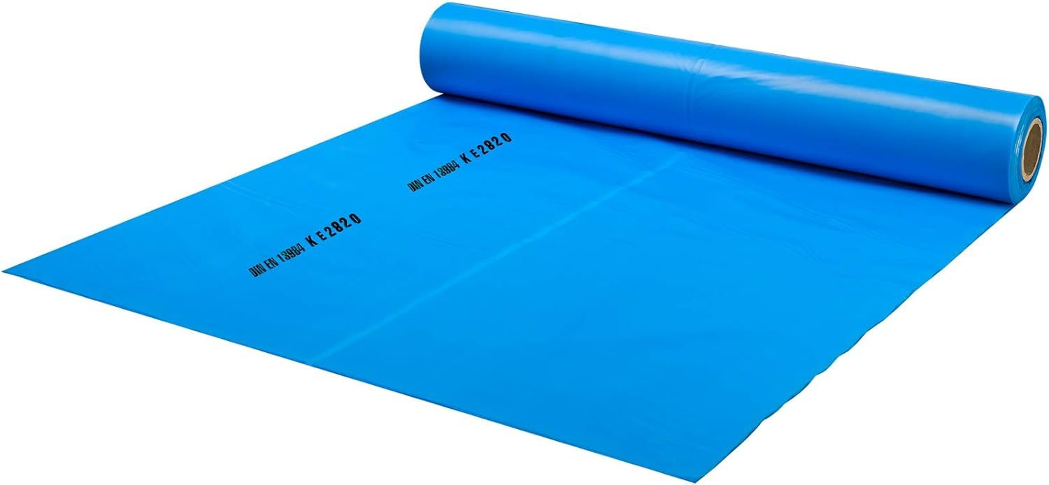 Colorus Dampfbremse Set Dampfsperrfolie 4 x 25m inkl. 2x Aggro Flex Tape und 2x Folienkleber für 100m² | Dampfbremsfolie Dampfsperre mit Klebeband für Dampfsperre und Dampfsperre Kleber Dachfolie