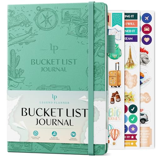 Legend Bucket List Journal – The Ultimate Notebook to Plan
