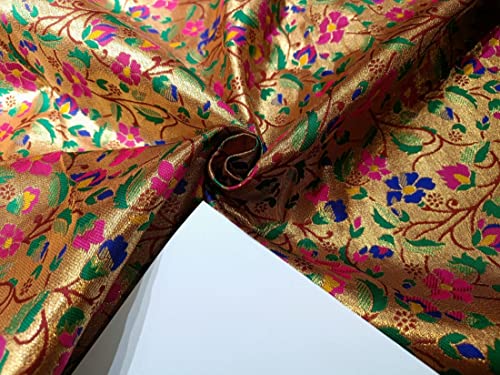 Tissu jacquard brocart BRO833 large de 111,8 cm pour ameublement