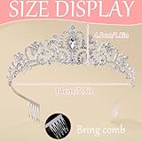 Zoom IMG-1 brateuanoii corona cristallo tiara argento Zoom IMG-1 brateuanoii corona cristallo tiara argento