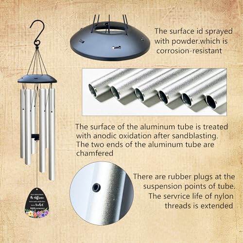 Image of Retirement Gift for Woman Men, 32 inch Wind Chimes Retirement Gifts 2026, Retired Gifts for Coworker Colleague Boss Teachers Doctors Nurses Friends Dad