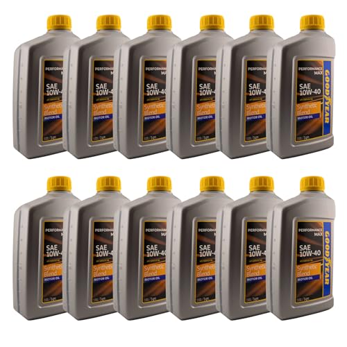 Aceite motor mezcla sintética 10W-40 Goodyear 12 unidades