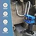 Gseigvee 4 PCS Car Vertical Oil Pipe Clamp, Multi-specification Pipe Stopper Kit for Brake Fuel Lines, PVC Anti-rust and Anti-scratch Clamp Tool, Universal for Most Cars Repair Accessories (Blue)