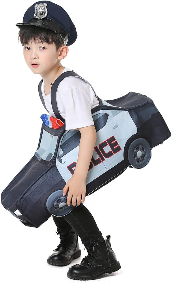 Seasons Toddler Police Car Costume for Child 3-5 Years