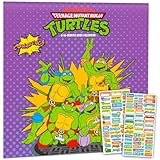 Teenage Mutant Ninja Turtles Calendar 2026 - Deluxe 2026 TMNT Wall Calendar Bundle with Over 100 Reminder Stickers (Ninja Turtles Gifts, Office Supplies)