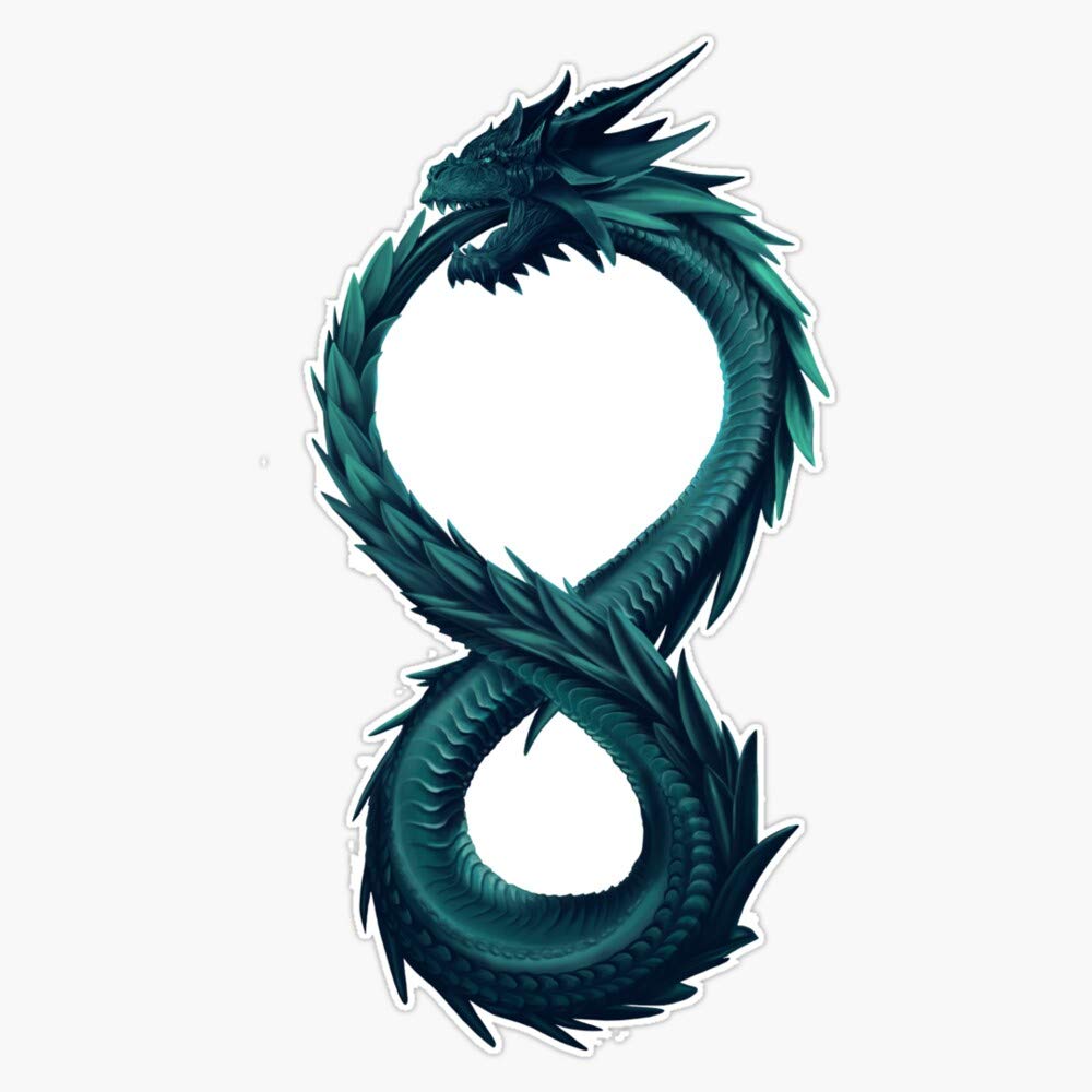 Altered Carbon Dragon Vinyl Waterproof Sticker Decal Car Laptop Wall Window Bumper Sticker 5"