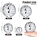 Mtlee 20pcs Disco Balls Decoration Mirror Disco Ball Flies Assorted 2026 New Year Eve Party Decor Hanging Mini Glass Different Size Reflective with Rope Music Prom Props