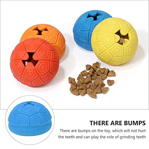 POPETPOP Pet Cão Bola Bola Bola Cão Tratar De Distribuição De Alimentos Alimentador Lento Vazamento