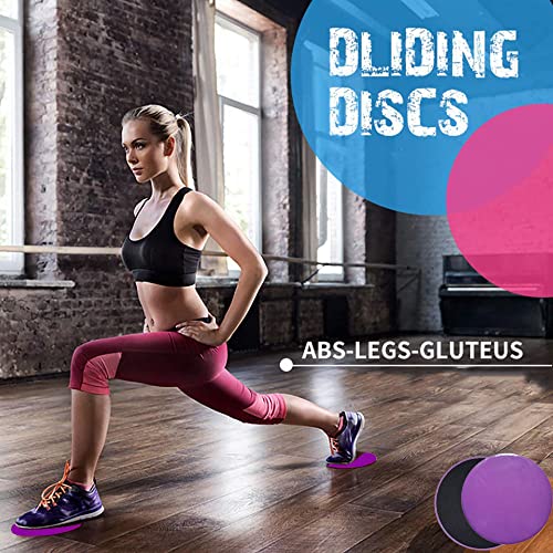 Fitness-Exercise-Core-SlidersWorkout-Equipment-at-HomeDouble-Sided-Gilder-Strength-Slides-Discs-Work-Smoothly-on-Any-Surface-Perfect-for-Stretch-Strength-Abdominal-Core-Exercise-Set-of-2