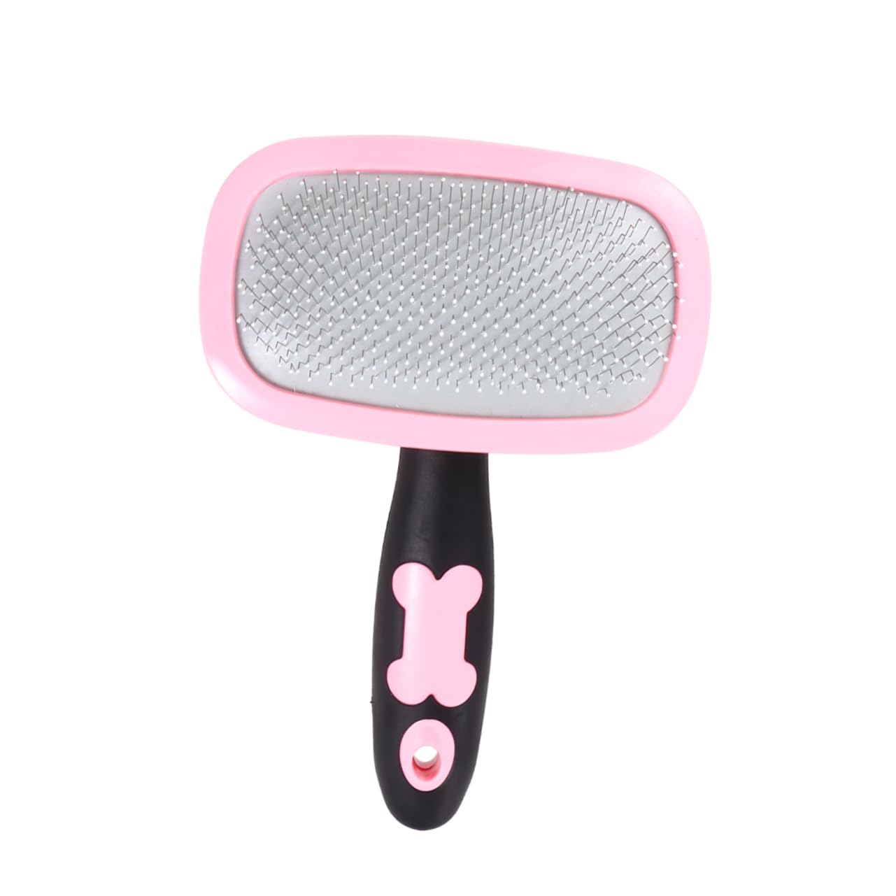 BESPORTBLE Rotatable Pet Grooming Comb Large Pink Massaging Tool for Dogs Cats Cleaning Tangle Removal Ergonomic Grip for Comfortable Grooming