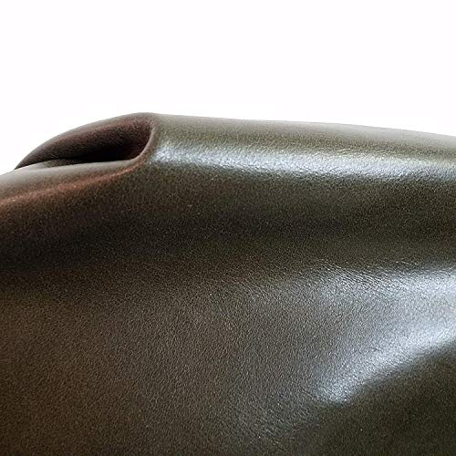Dark Green Smooth Nappa Soft Monaco Cow 2.0-2.5 Oz Cowhide Side Leather by Nat Leathers Upholstery (12