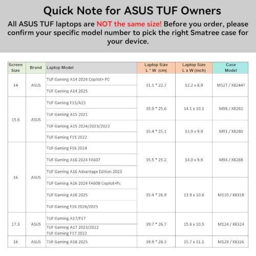 Image of Smatree Hard EVA Protective Case for 16 inch ASUS TUF A16 2024 FA607 | Compatible for 16 inch ASUS TUF Gaming A16 2024 FA607, TUF Gaming A15 2024 /A15 2023 /F15 2022 /F15 2021 Sleeve, Green (X8288G)