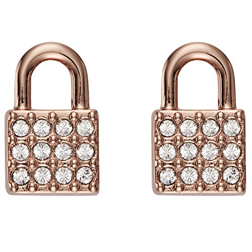 Preisvergleich Produktbild DKNY Donna Karan Ohrring Padlock Stud mit Swarovski®-Kristall