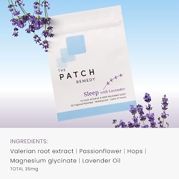 The Patch Remedy Hot Flash & Sleep Bundle - Menopause Relief for Women and Relax Sleep Patch with Lavender, Skin Patches Kit for Womens Wellness