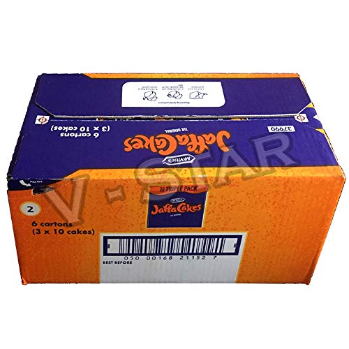 Jaffa Cakes Full Box Of Mcvitie'S Jaffa Cakes Triple Pack 6 Cartons (3 X 10 Cake) 180 Cakes thumb #3