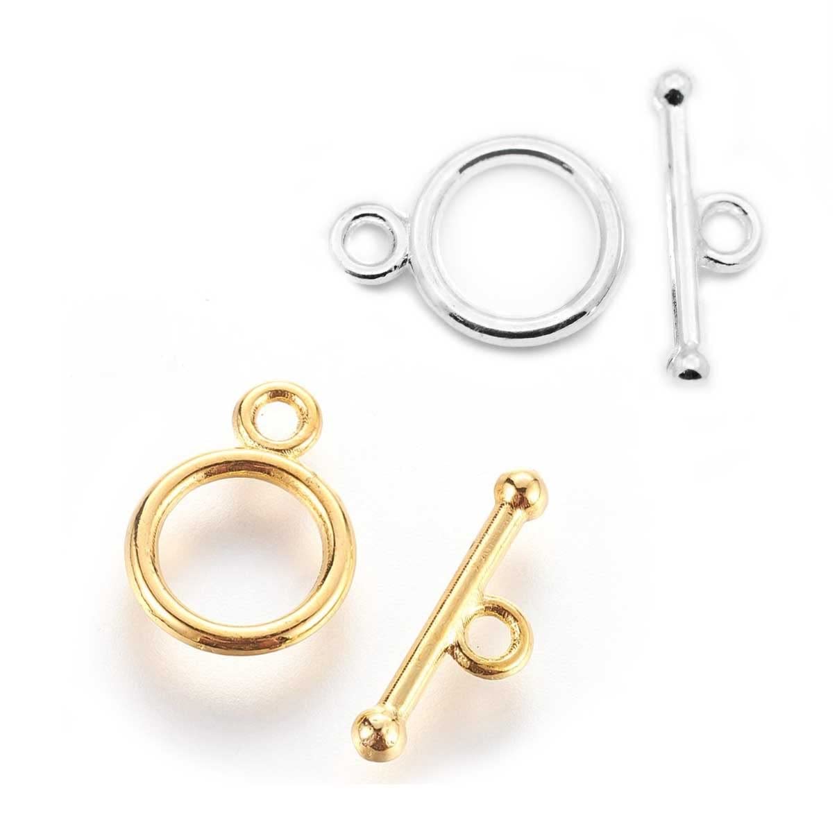 Tibetan Style Golden Toggle Clasps, About 10mm - 10 Set (Select Required Colour) (Both) (B09PRCMWVW) Amazon Price History, Amazon Price Tracker