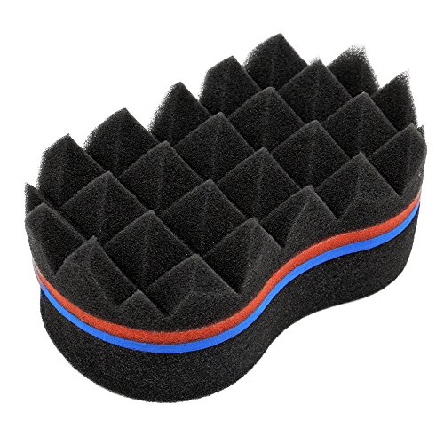 BEWAVE Barber Hair Sponge Brush Twist Make Dreads Locking Twist Coil Afro Curl Magic Locs Beauty Tool, 1 Pc