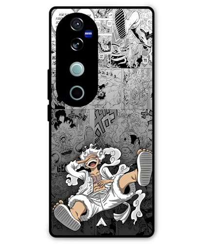 Image of Premium Anime 2 Case for Vivo v40 Pro (Glossy Finish) Soft-Touch Metal TPU Back Cover, Shockproof, Designer, Aesthetic Mobile Phone Case