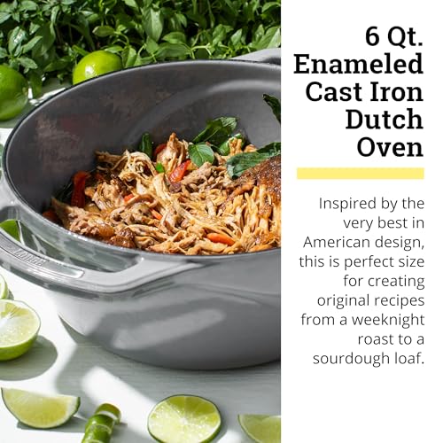 Lodge USA Enamel Dutch Oven 6 qt., Moonstruck