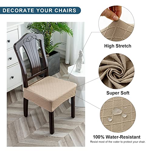 Genina Waterproof Seat Covers For Chairs Seat Covers For Dining Room Chair Slipcovers Kitchen Chair Covers Dining Chair Covers #TOP5