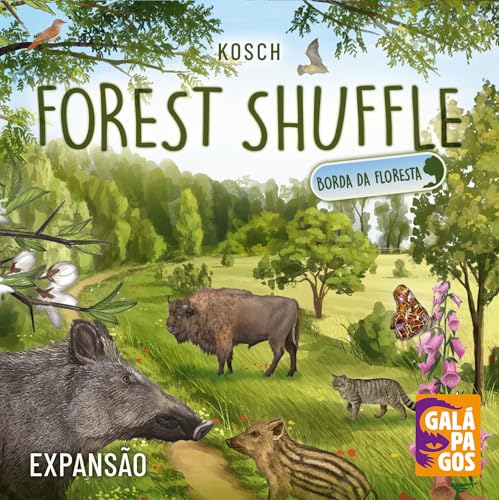 Asmodee,Forest Shuffle:Borda da Floresta(Expansão),Para Gamer,Idade +14,2-5 jogadores,Partidas de até 60 min.
