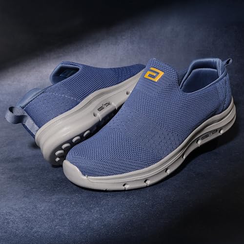 Image of ASIAN Wonderwalk-21 Walking Shoes for Men | Lightweight, Air Cooled Upper & Memory Foam Insole | Slip-On Sneakers for Walking, Travel & All-Day Comfort