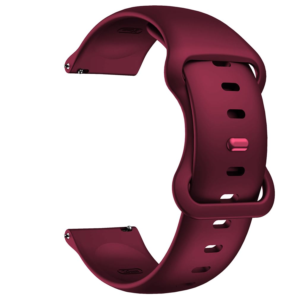 Sport Cinturino per Amazfit GTR Mini/GTR 42mm/GTS 4/4 Mini/3/2/2e/2Mini, 20mm Traspirante Silicone Bracciali Cinturini di Ricambio per Amazfit Bip 3/3 Pro/S/S Lite/U/U Pro/Active 3/Active 2
