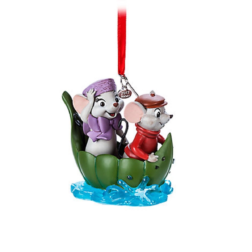 Bernard and Miss Bianca Sketchbook Ornament - The Rescuers - 40th Anniversary - 2017
