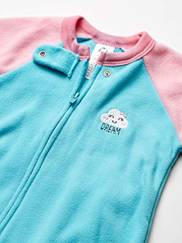 Image of Gerber Baby Girl & Toddler 2-Pack Loose Fit Fleece Footed Pajamas