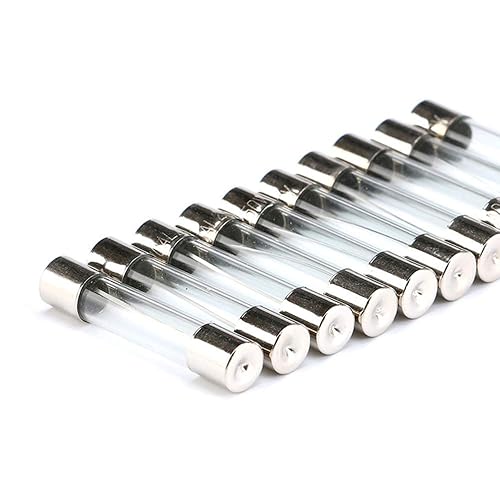 Miniatura 7 de VEGET - Juego surtido de 100 fusibles de vidrio de soplado rápido, 10 valores de amplificador de 0.197 x 0.787 in, 250 V, 0.2, 0.5, 1, 2, 3, 5, 8,