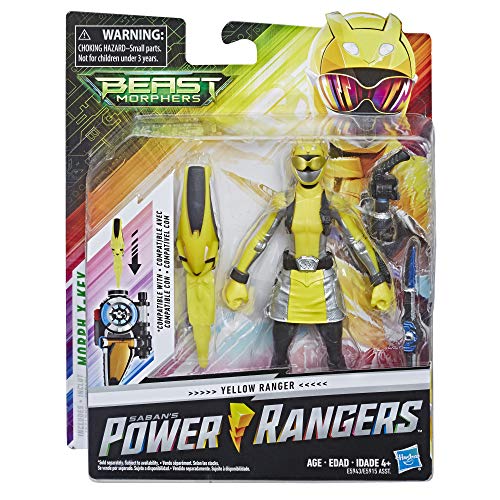Power Rangers Beast Morphers Yellow Ranger 6" Action Figure Toy Inspired By The Tv Show #TOP1