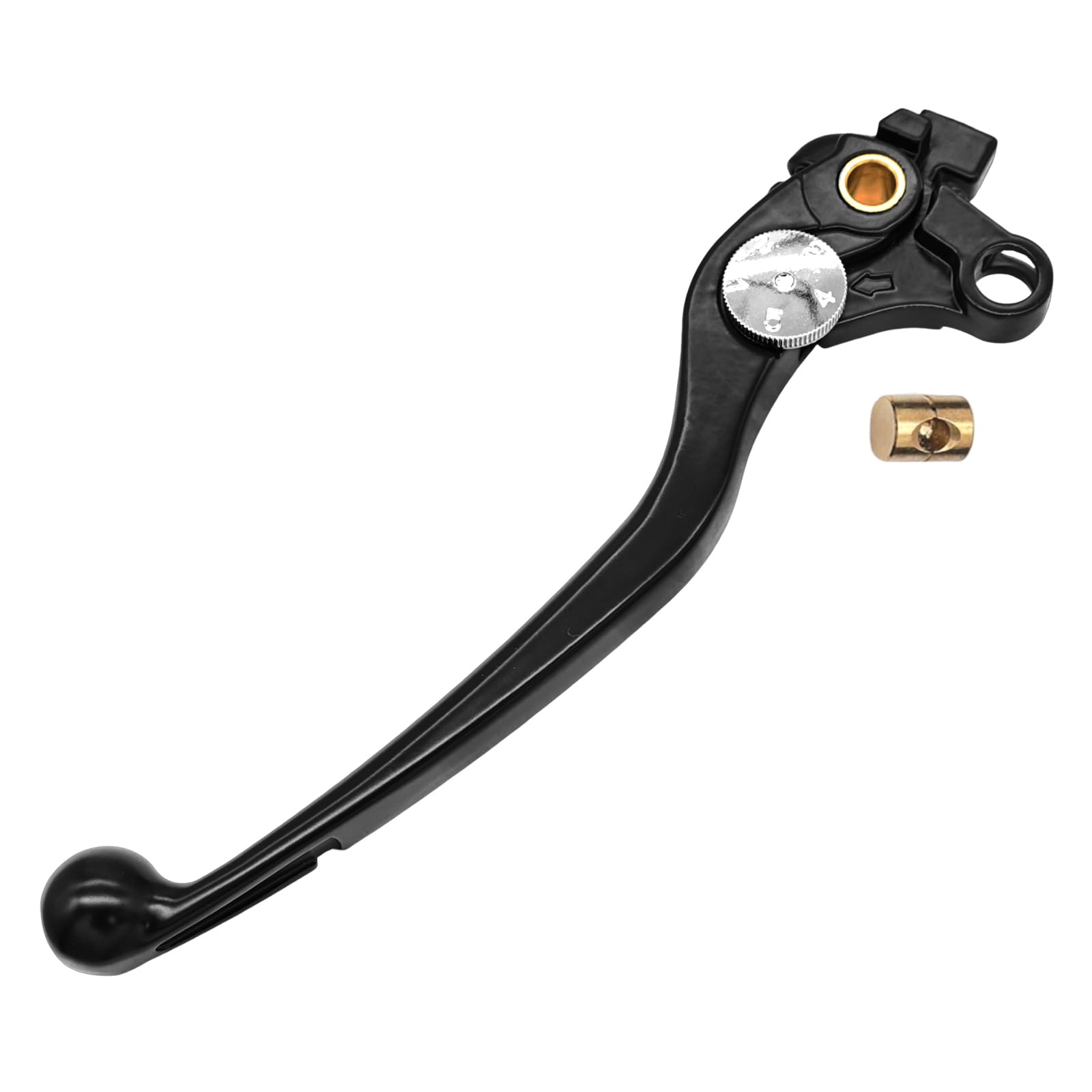 Palancas de embrague de aluminio para Compatible con Suzuki GSF 1250 Bandit GSF 1200 GSX 650 F GSX 1400 SV 1000 DL 1000 Vstrom GSX 1300 R Hayabusa Black