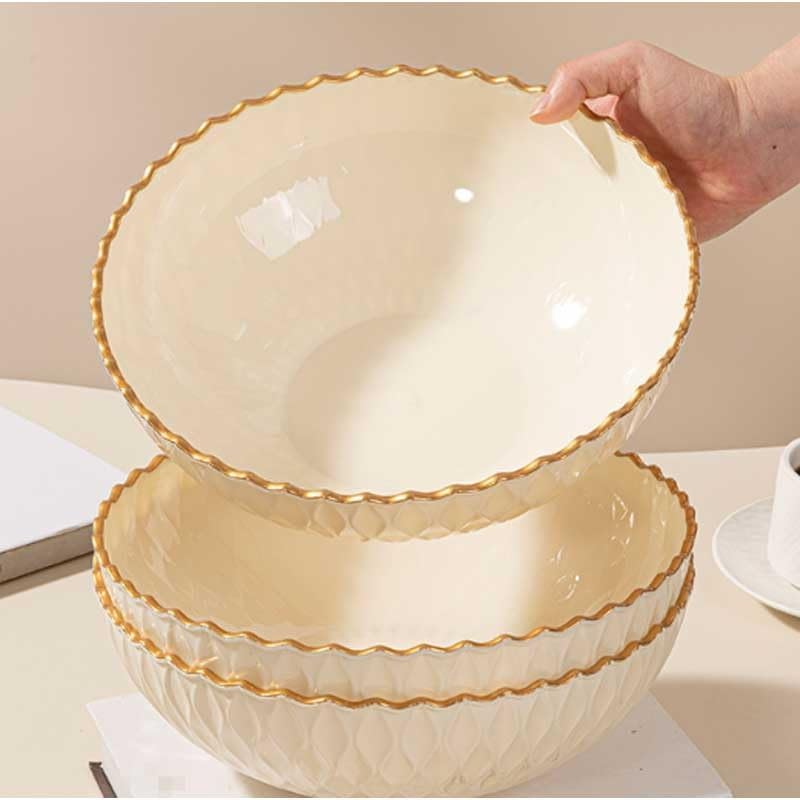 Wavy Pattern Fruit Platter PET Living Room Front Desk Candy Snacks Dried