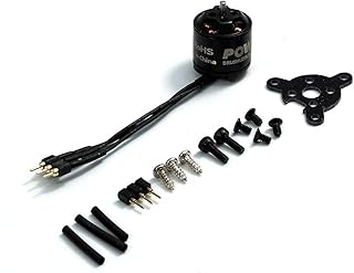 Dancing Wings Hobby 2S 7.4V Micro Brushless Motor MC1106-3800KV Used for Fixed Wing Micro Indoor Airplane F3P Model Power Supply (C1106-P8144)