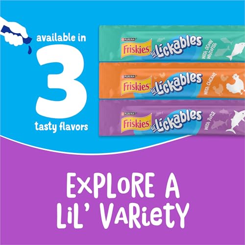 Friskies Purina Lil' Lickables with Tuna Cat Treats - 16 oz (32 Ct) - image 9