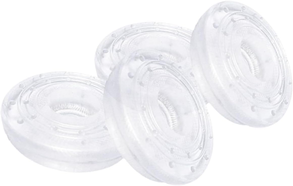 Milisten 2 Pairs Transparent Non Slip Doorway Pull Up Bar End Pads High Elasticity Rubber Ring Protectors for Home Exercise Strength Training Easy Installation Grip Stability