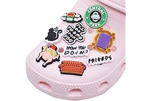 Cute Friends TV Show Character Croc Charms for Shoe Decoration