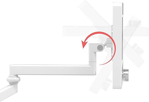 Miniatura 4 de CTA Digital Soporte de brazo médico - CTA 75x75 y 3.937 x 3.937 in VESA Compatible Soporte de pared para consultorios médicos - Estaciones de